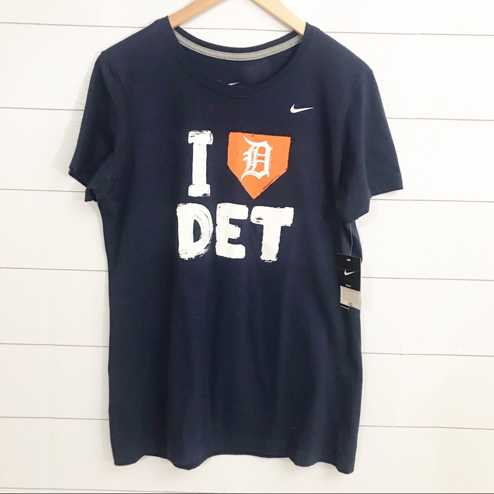 Nike Detroit Tigers Navy Short Sleeve TShirt